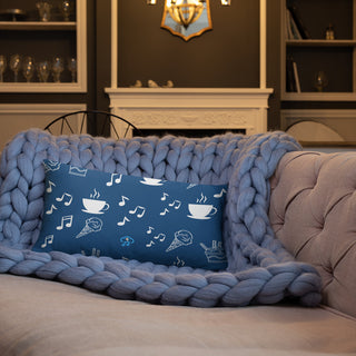 Elegant Music Ice Cream Accent Pillow