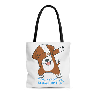 You Ready Lesson Time Musical Dog Tote Bag