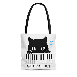 Go Practice Musical Kitten Tote Bag