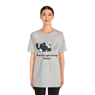 Practice Open Strings Musical Dog Unisex T-Shirt