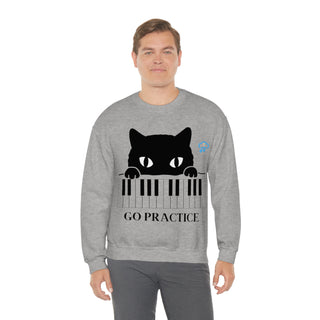 Go Practice Musical Kitten Unisex Crewneck Sweatshirt