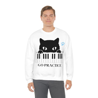 Go Practice Musical Kitten Unisex Crewneck Sweatshirt