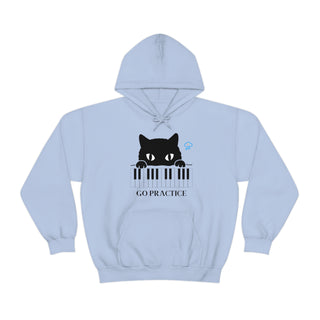 Go Practice Musical Kitten Unisex Hooded Sweatshirt