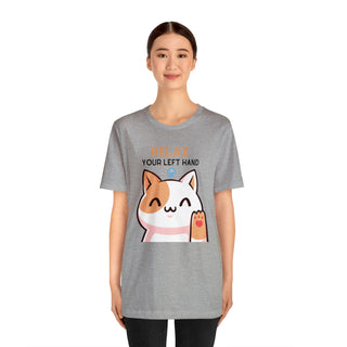 Relax Your Left Hand Musical Kitten Unisex T-Shirt