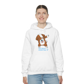 You Ready Lesson Time Musical Dog Unisex Hooded Sweatshirt