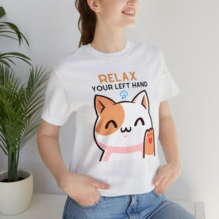 Relax Your Left Hand Musical Kitten Unisex T-Shirt