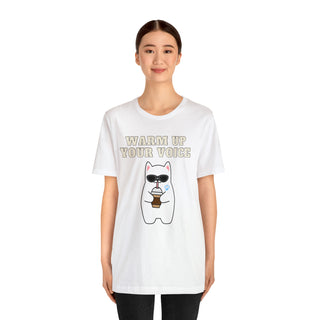 Warm Up Your Voice Musical Kitten Unisex T-Shirt