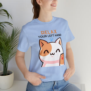 Relax Your Left Hand Musical Kitten Unisex T-Shirt