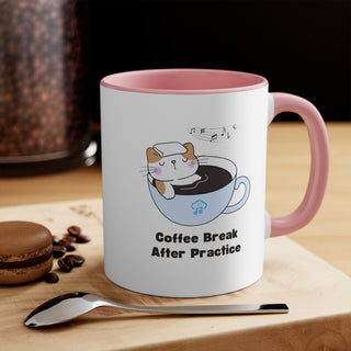 Coffee Break After Practice Accent Mugs