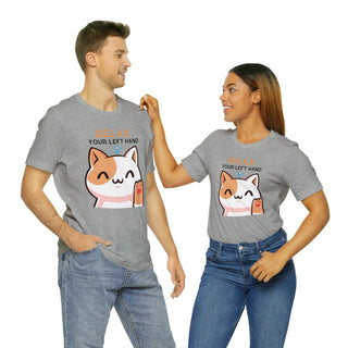 Relax Your Left Hand Musical Kitten Unisex T-Shirt