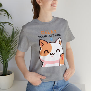 Relax Your Left Hand Musical Kitten Unisex T-Shirt