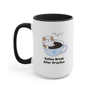 Coffee Break After Practice Accent Mugs