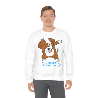 You Ready Lesson Time Musical Dog Unisex Crewneck Sweatshirt