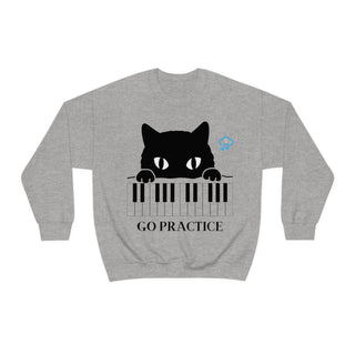 Go Practice Musical Kitten Unisex Crewneck Sweatshirt