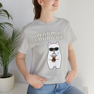 Warm Up Your Voice Musical Kitten Unisex T-Shirt