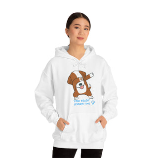 You Ready Lesson Time Musical Dog Unisex Hooded Sweatshirt