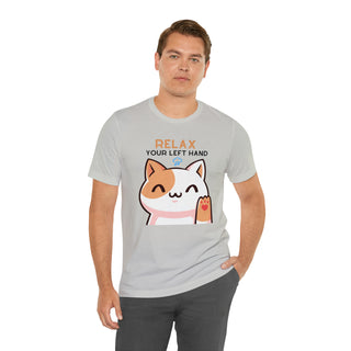 Relax Your Left Hand Musical Kitten Unisex T-Shirt