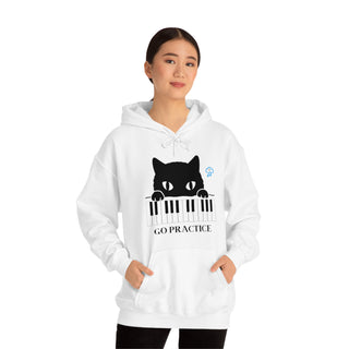 Go Practice Musical Kitten Unisex Hooded Sweatshirt