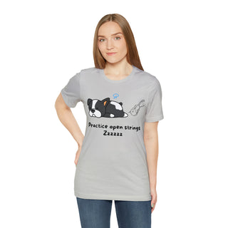 Practice Open Strings Musical Dog Unisex T-Shirt