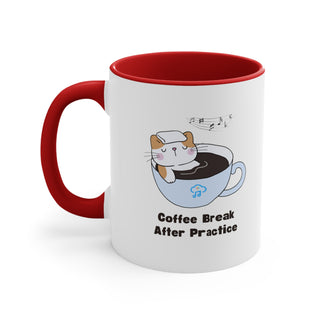 Coffee Break After Practice Accent Mugs