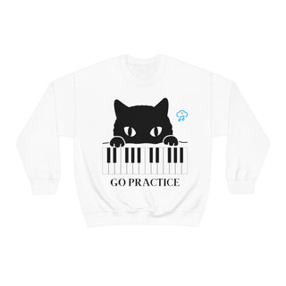 Go Practice Musical Kitten Unisex Crewneck Sweatshirt