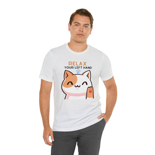 Relax Your Left Hand Musical Kitten Unisex T-Shirt