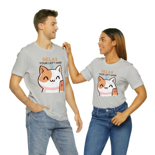 Relax Your Left Hand Musical Kitten Unisex T-Shirt