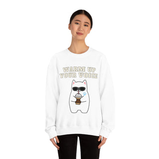 Warm Up Your Voice Musical Kitten Unisex Crewneck Sweatshirt