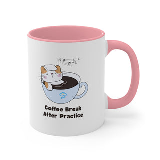 Coffee Break After Practice Accent Mugs