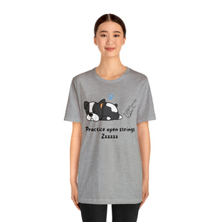 Practice Open Strings Musical Dog Unisex T-Shirt