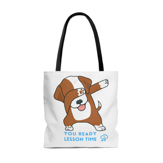 You Ready Lesson Time Musical Dog Tote Bag