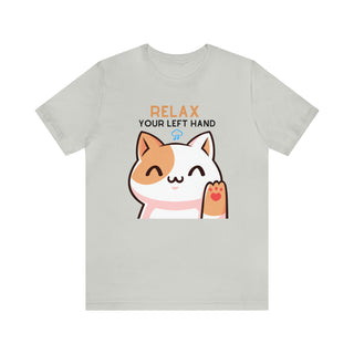 Relax Your Left Hand Musical Kitten Unisex T-Shirt