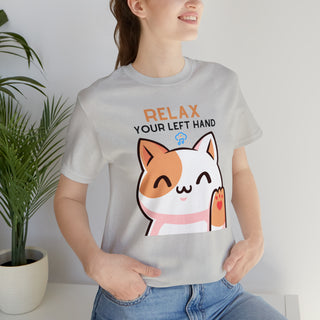 Relax Your Left Hand Musical Kitten Unisex T-Shirt