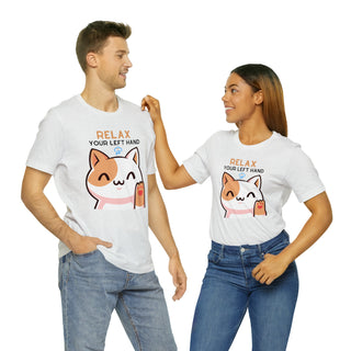 Relax Your Left Hand Musical Kitten Unisex T-Shirt