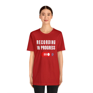 Recording In Progress Unisex T-Shirt