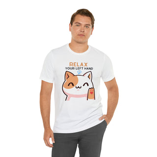 Relax Your Left Hand Musical Kitten Unisex T-Shirt