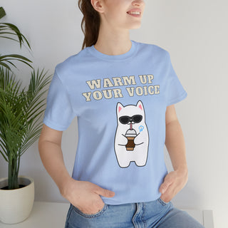 Warm Up Your Voice Musical Kitten Unisex T-Shirt